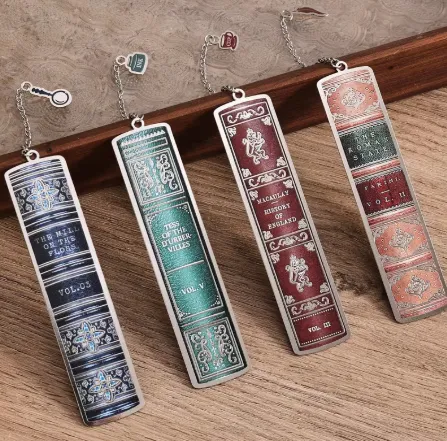 4pcs Exquisite Metal Mountain Ridge Bookmark Set – Elegant Reading Gifts for Women & Students - Image 4