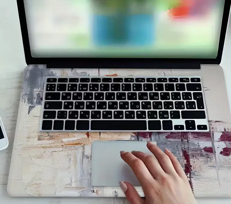 Abstract Bird Art Laptop Sticker Set – Scratch Resistant - Image 5