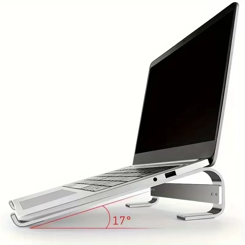 Aluminum Alloy Adjustable Laptop Stand – Ergonomic Detachable Laptop Riser