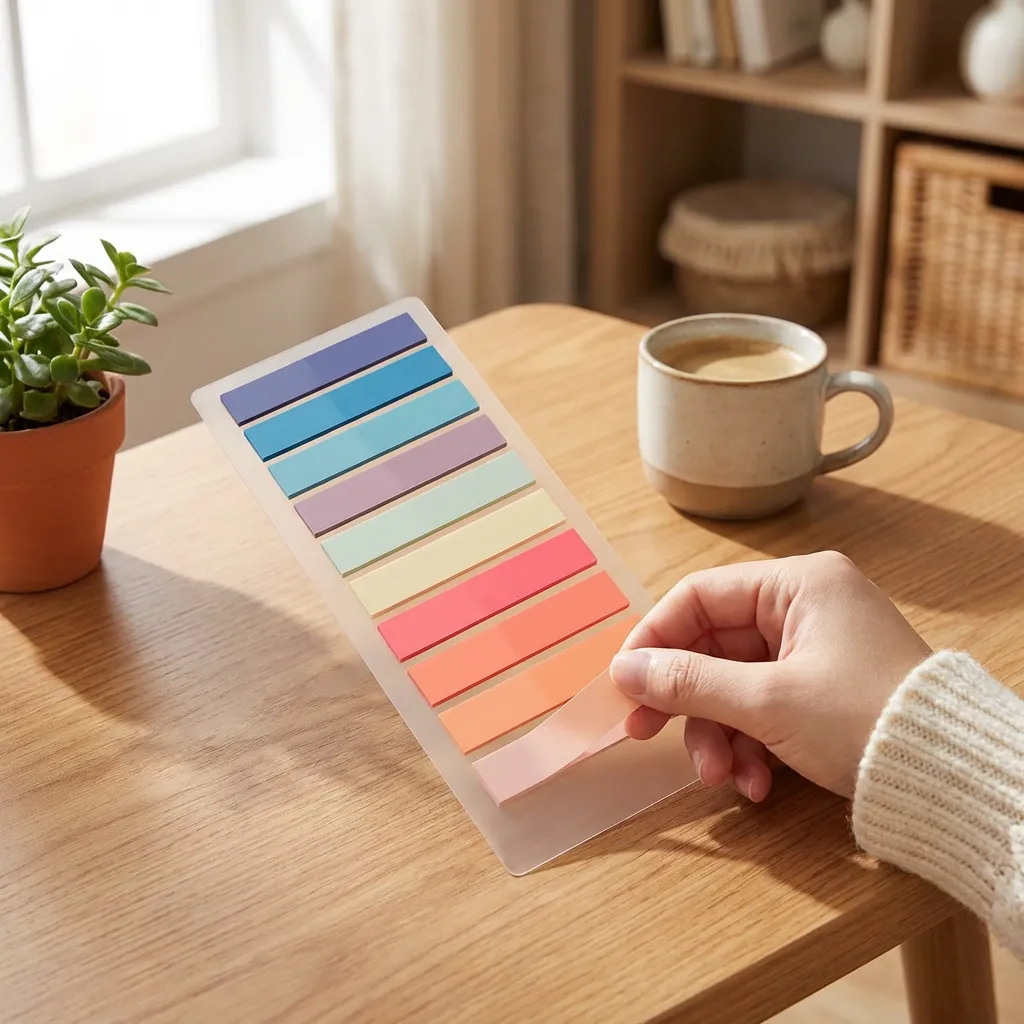Nano Banana Sticky Note Tabs Colored Writable Index Flags