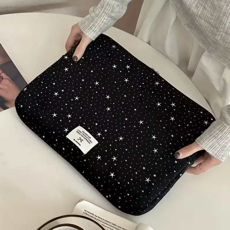 Starry Sky Laptop Sleeve – Lightweight Polyester Case for 10–14” Laptops & Tablets