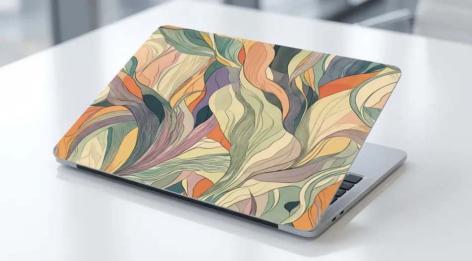 Themed Laptop Skin PVC Protective Cover for 12–15.6 Inch Laptops - Image 2