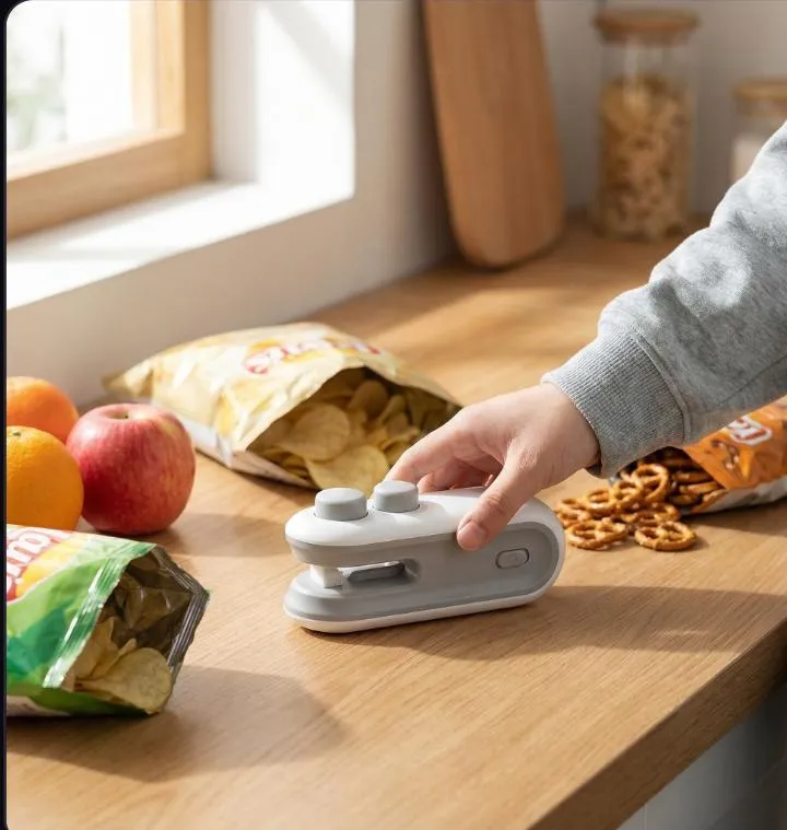 USB Rechargeable Food Bag Sealer for Snacks and Coffee - Image 3