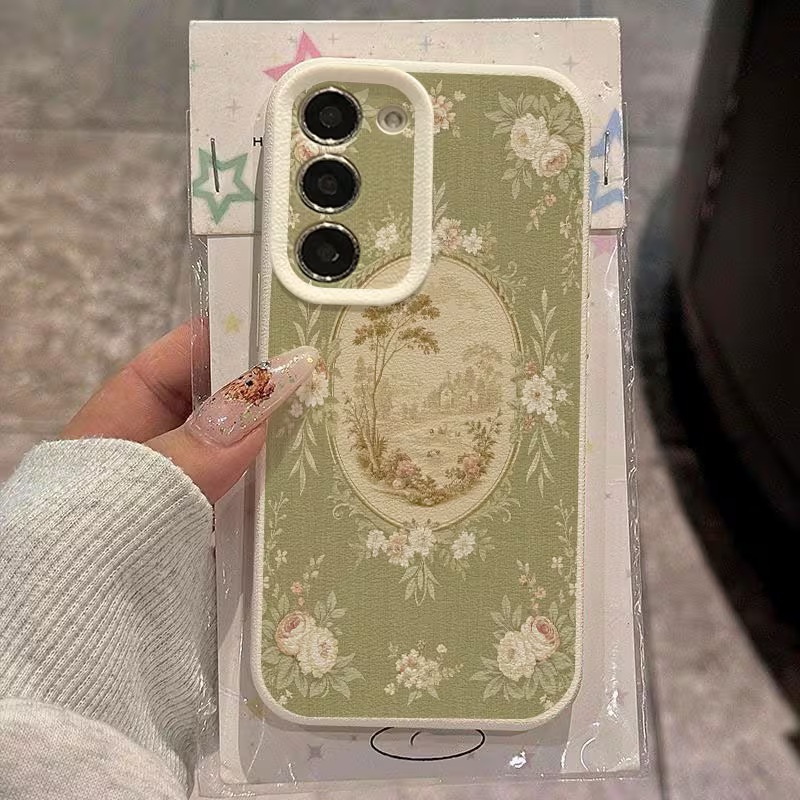 Vintage Countryside Floral Case for Samsung Galaxy S & A Series – Minimalist Shockproof TPU Cover (Unisex Design) - Image 3