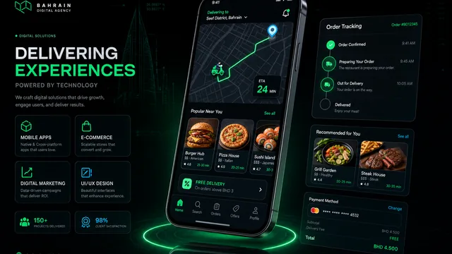 Mobile Delivery App — Mobile Apps project by WisdomDigi